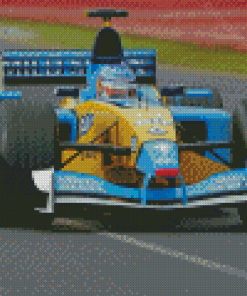 Renault R202 Race Car Diamond Paintings