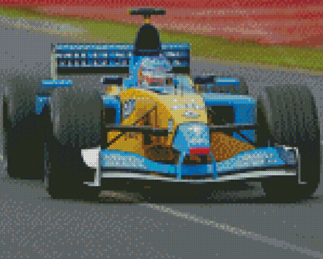 Renault R202 Race Car Diamond Paintings