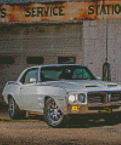 Retro 1969 Pontiac Firebird Car Diamond Paintings