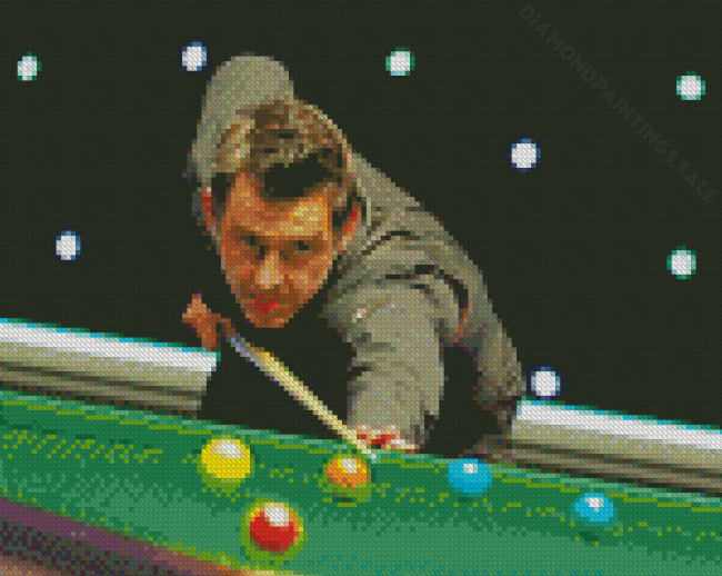 Ronnie O'Sullivan Snooker Player Diamond Paintings