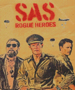 SAS Rogue Heroes Poster Art Diamond Paintings