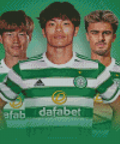 Scotland Celtic Players Diamond Paintings