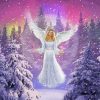Snow Angel Girl Diamond Painting