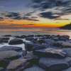 South Wales Beach Rocks UK Diamond Paintings