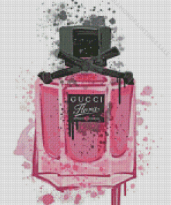 Splatter Gucci Perfume Art Diamond Paintings