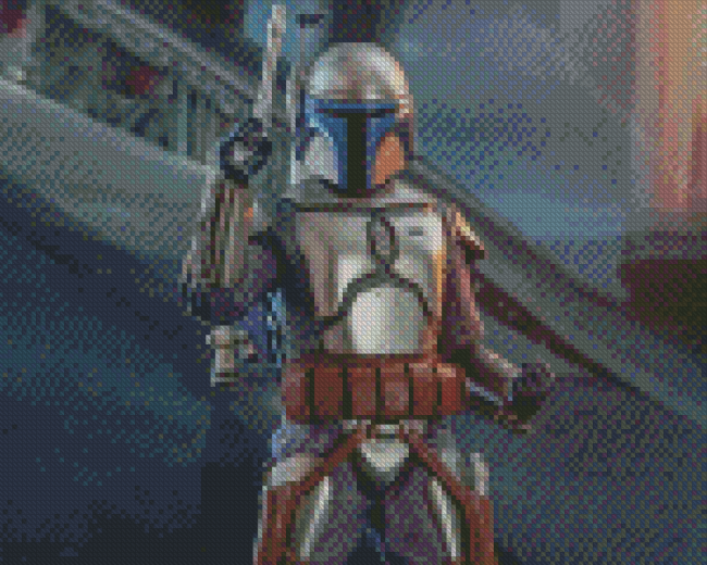 Star Wars Jango Fett Diamond Paintings