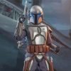 Star Wars Jango Fett Diamond Painting