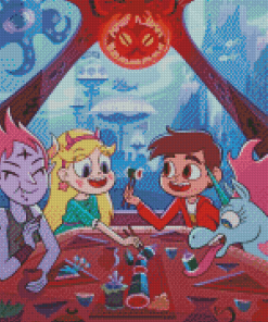 Star VS The Forces Of Evil Anime Serie Diamond Paintings