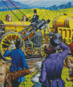 Stephenson's Rocket Diamond Paintings