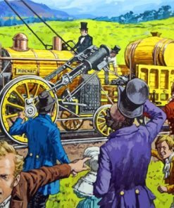 Stephenson's Rocket Diamond Painting