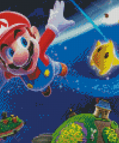 Super Mario Galaxy Diamond Paintings