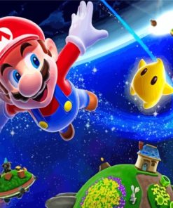 Super Mario Galaxy Diamond Painting