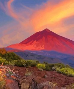 Tenerife Mountain Diamond Painting