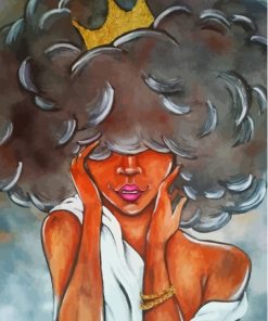 The Afro Queen Diamond Painting