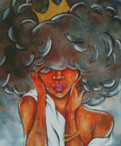 The Afro Queen Diamond Paintings