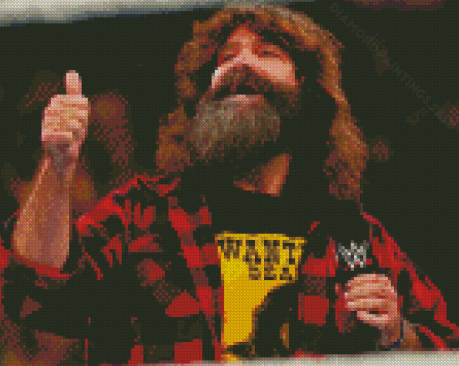 The Former Wrestler Mick Foley Diamond Paintings