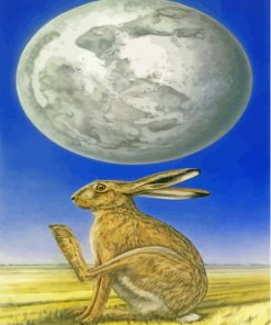 The Hare Moon Diamond Painting