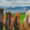 The Icelandic Horses Diamond Paintings