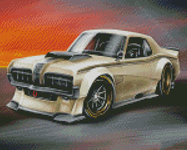 The Mercury Cougar Car Diamond Paintings