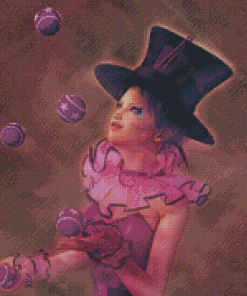 The Juggler Girl Diamond Paintings