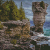 Tobermory Flowerpot Island Diamond Paintings