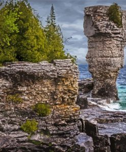 Tobermory Flowerpot Island Diamond Painting