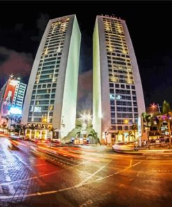 Twins Casablanca Buildings Diamond Painting