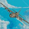 US Military C 130 Plane Art Diamond Paintings