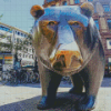 Wall Street Bear Diamond Paintings