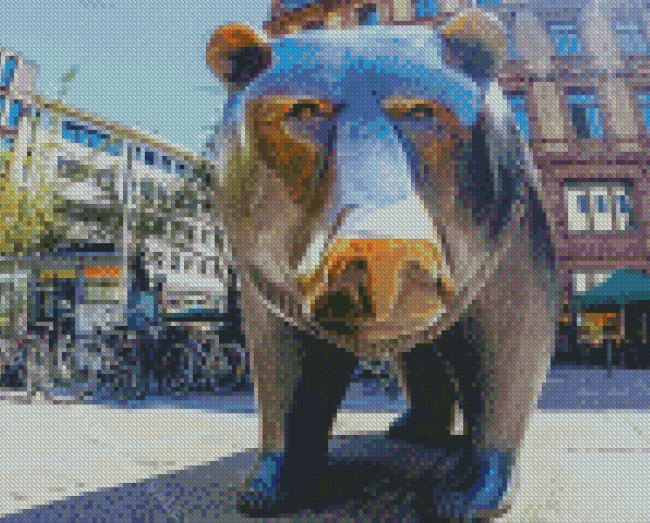 Wall Street Bear Diamond Paintings