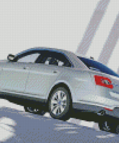 White Ford Taurus Car Diamond Paintings