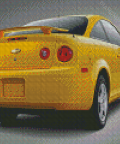 Yellow Chevrolet Cobalt Diamond Paintings