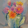 Abstract Teapot Flowers Diamond Paintings