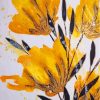 Abstract Yellow Flowers Diamond Painting