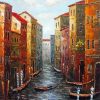 Abstract Venice Landscape House Diamond Painting