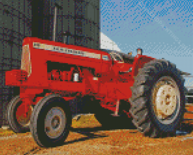 Aesthetic Allis Tractor Diamond Paintings