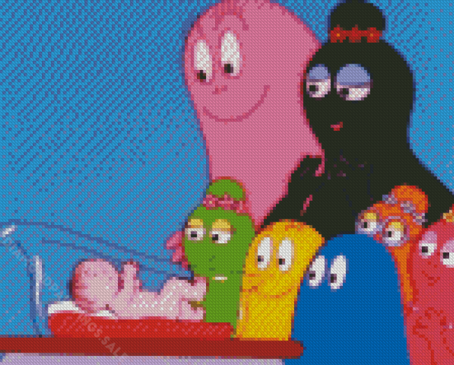 Aesthetic Barbapapa Diamond Paintings