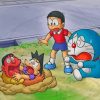 Aesthetic Doraemon Diamond Painting