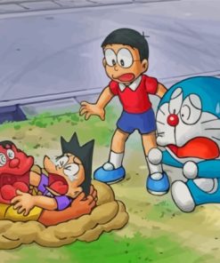 Aesthetic Doraemon Diamond Painting