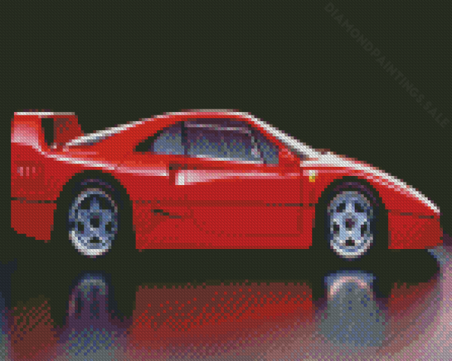 Aesthetic Ferrari F40 Diamond Paintings