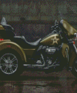 Aesthetic Harley Davidson Trike Diamond Paintings