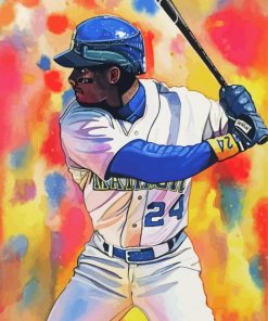 Aesthetic Ken Griffey Jr Diamond Painting