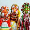 Aesthetic Ukrainian Dolls Diamond Painting
