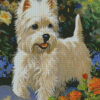 Aesthetic Westie Christmas Diamond Paintings