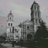 Black And White Cathedral Of Saltillo Diamond Paintings