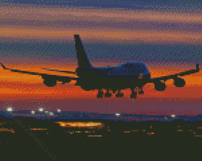 Boeing 747 Diamond Paintings