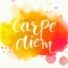 Carpe Diem Splatter Diamond Painting