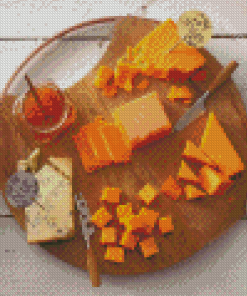 Cheddar Cheese Board Diamond Paintings