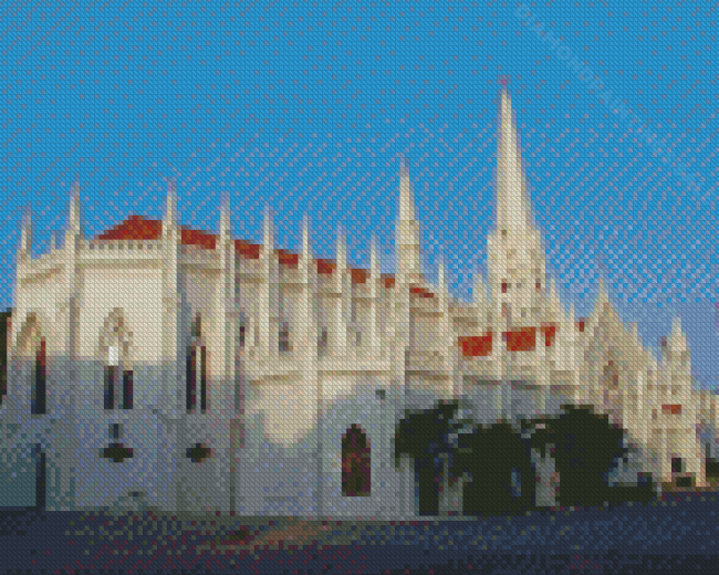 Chennai Santhome Church Diamond Paintings