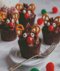 Chocolate Cupcakes Diamond Paintings